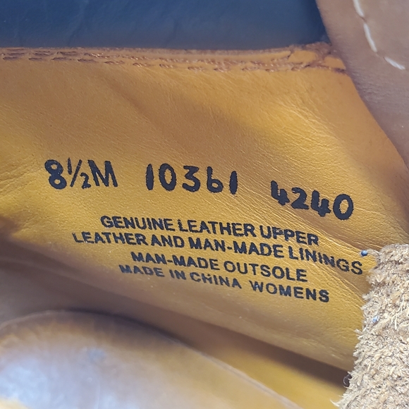 TIMBERLAND Waterville Nubuck Waterproof Ankle Boots Size 8.5 - Picture 9 of 9